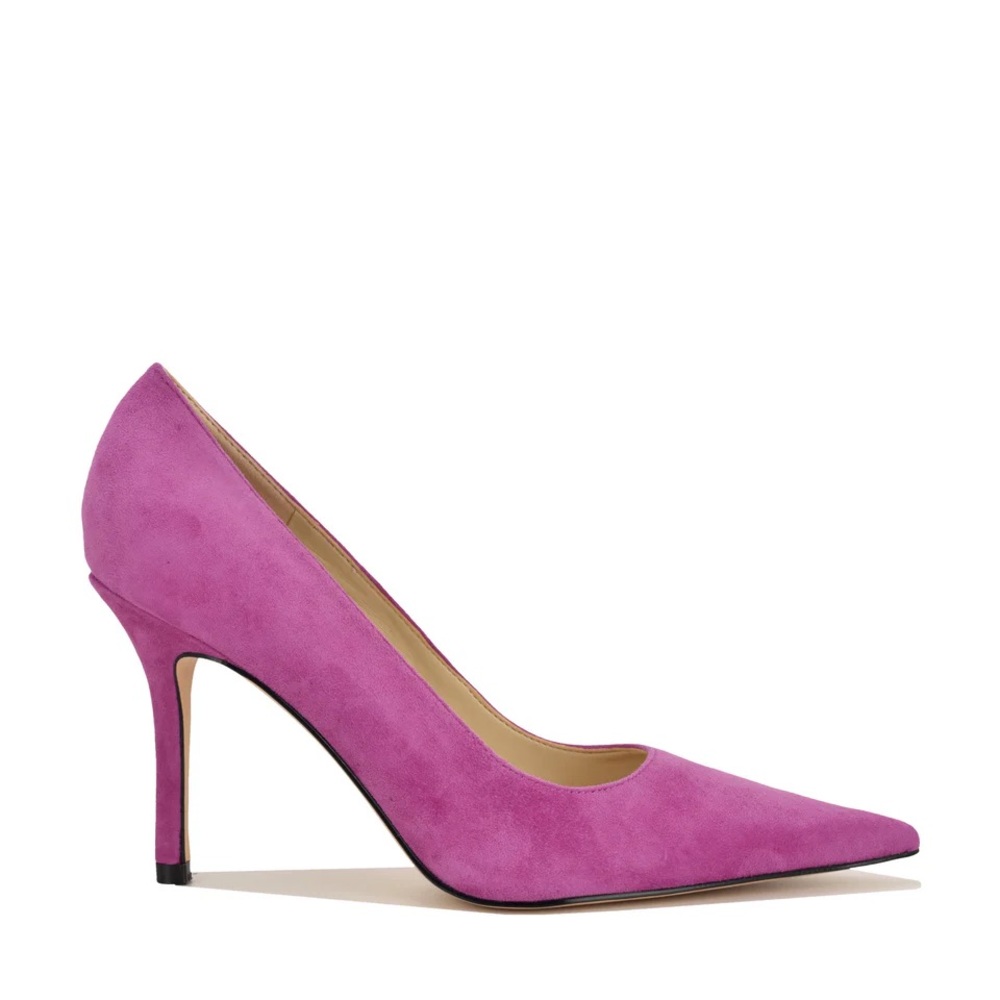 Nine West Gemmha Leather Pointy Toe Pumps 8 - Picture 3 of 6